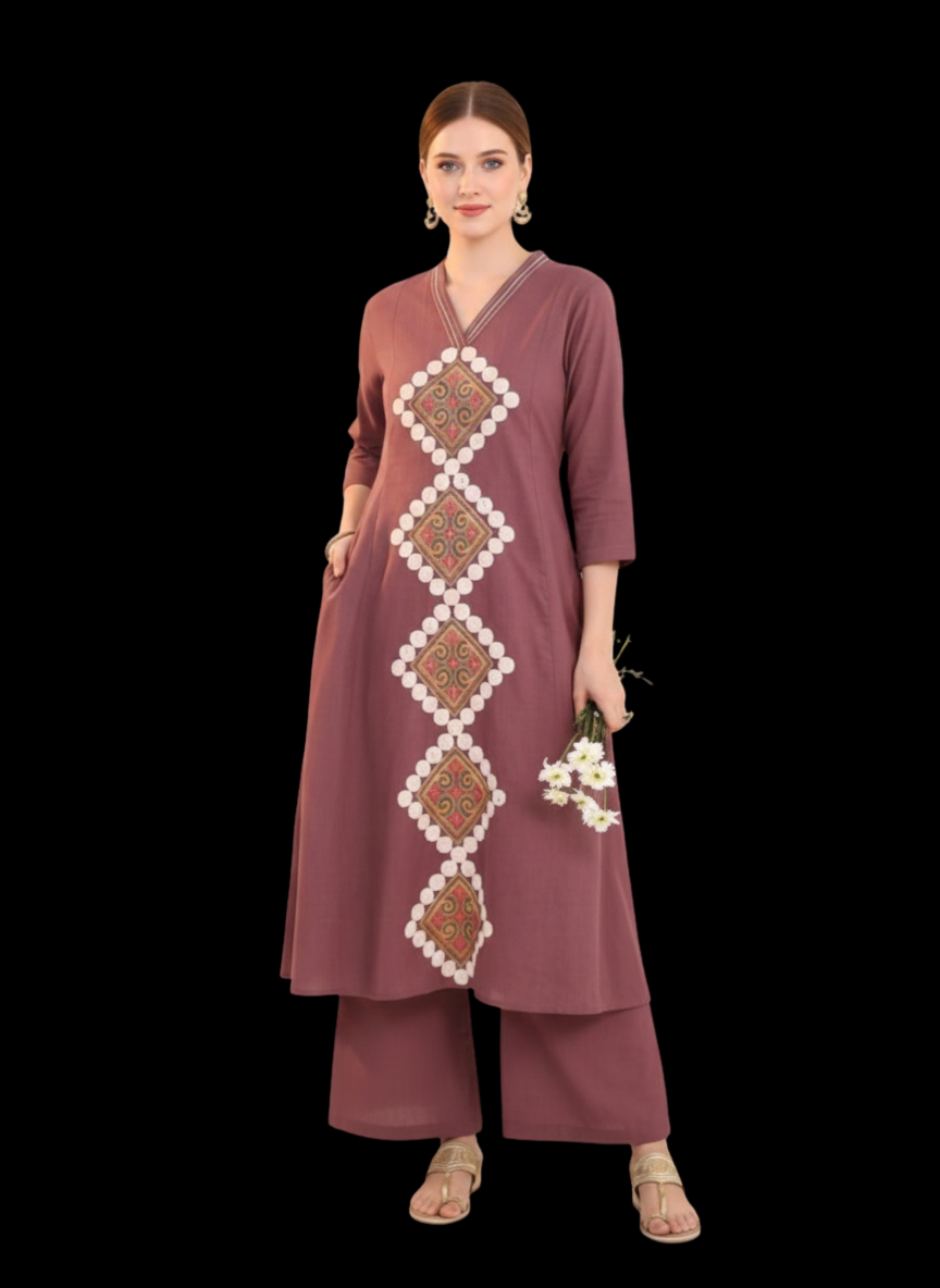 Spice Wardrobe Full CORD-SET 2pcs pure cotton flex