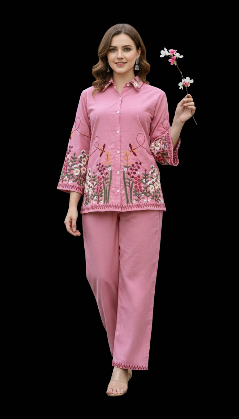 Spice Wardrobe Full CORD-SET 2pcs pure cotton flex