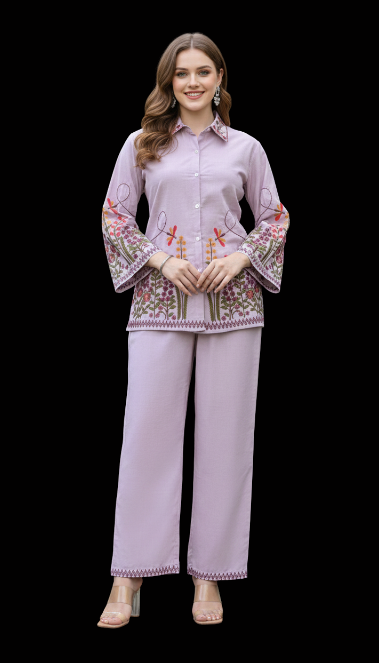 Spice Wardrobe Full CORD-SET 2pcs pure cotton flex