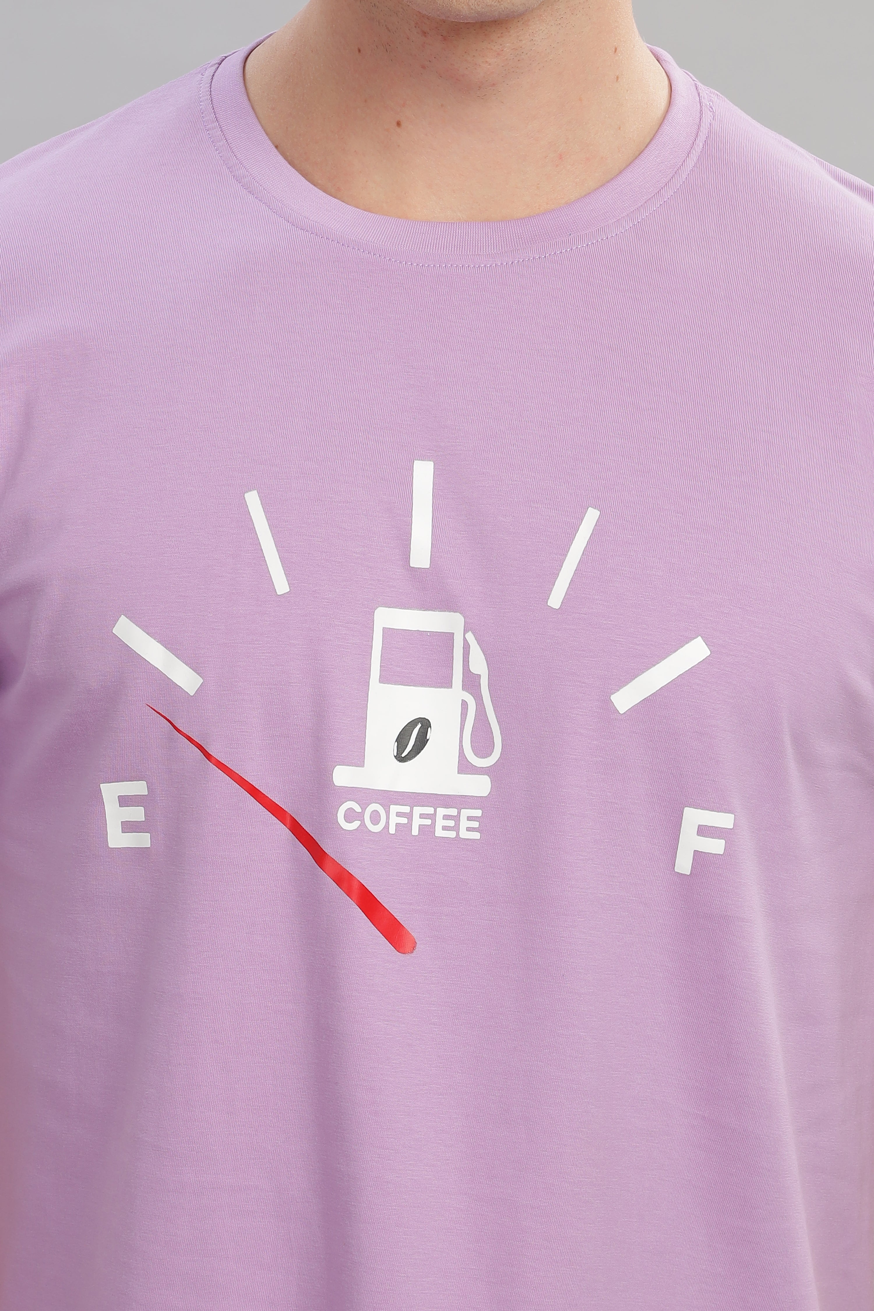 Spice Wardrobe Men’s Lavender Premium Cotton Printed T-Shirt 100% Pure Cotton | Comfortable Regular Fit for Casual & Active Wear (Copy)