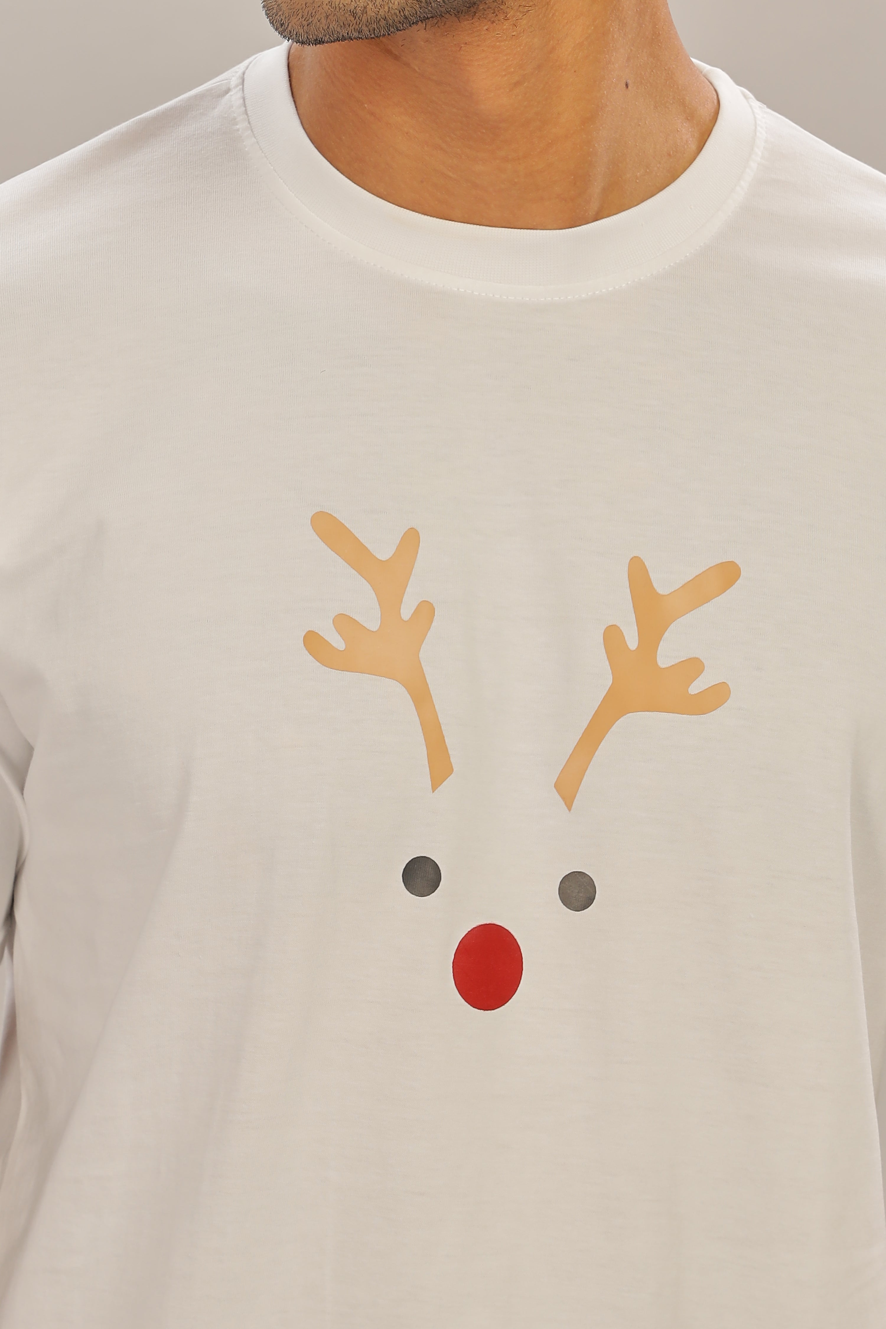 Spice Wardrobe Men’s White Premium Cotton Printed T-Shirt 100% Pure Cotton | Comfortable Regular Fit for Casual & Active Wear