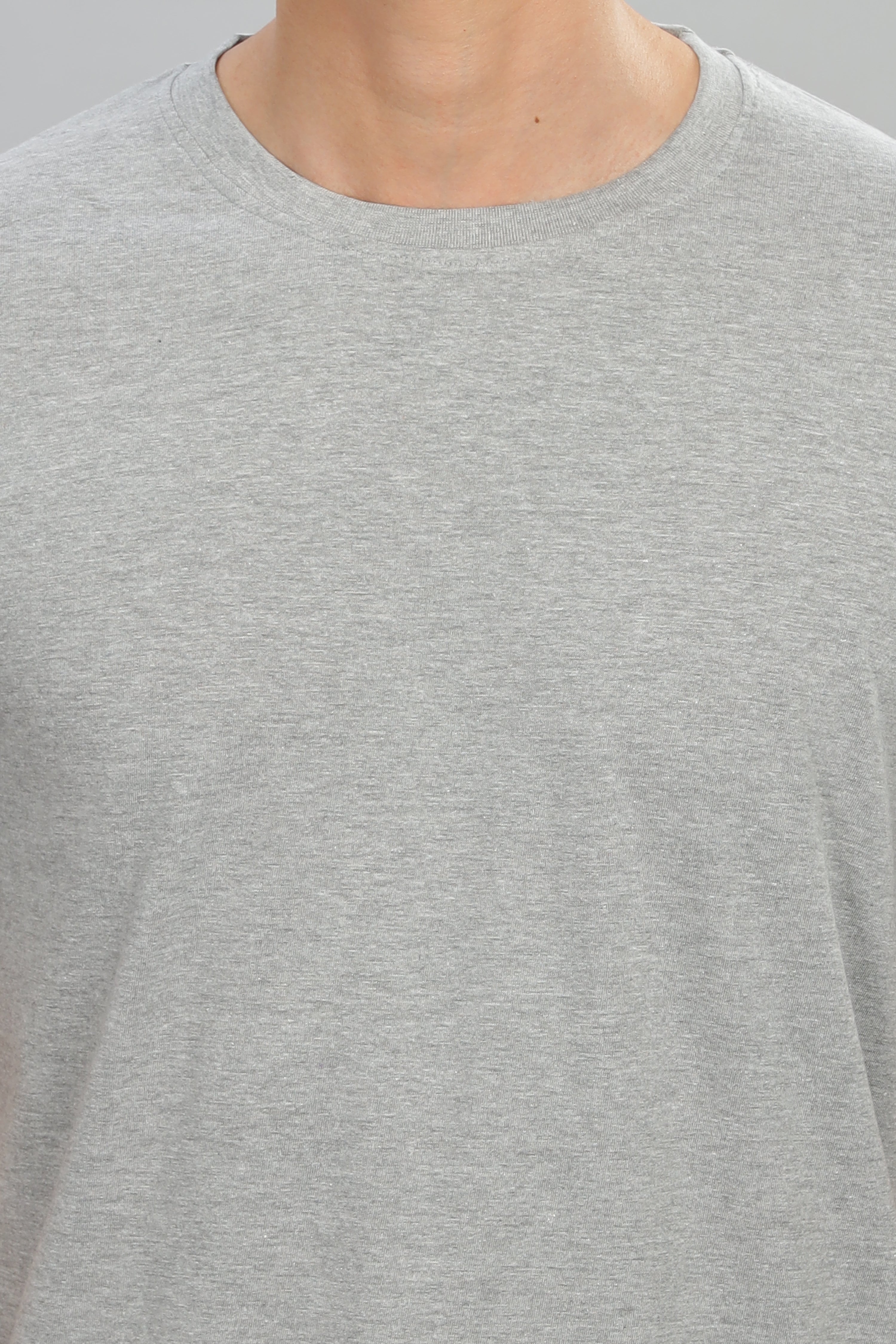 Spice Wardrobe Men’s Light Gray Cotton T-Shirt 100% Pure Cotton | Comfortable Regular Fit for Casual & Active Wear (Copy)