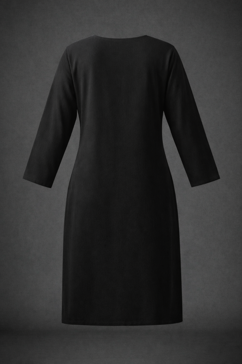 Women's Black Kurti | Premium 100% Cotton | Rich Ultra Soft Fabric | Solid Colour Printed