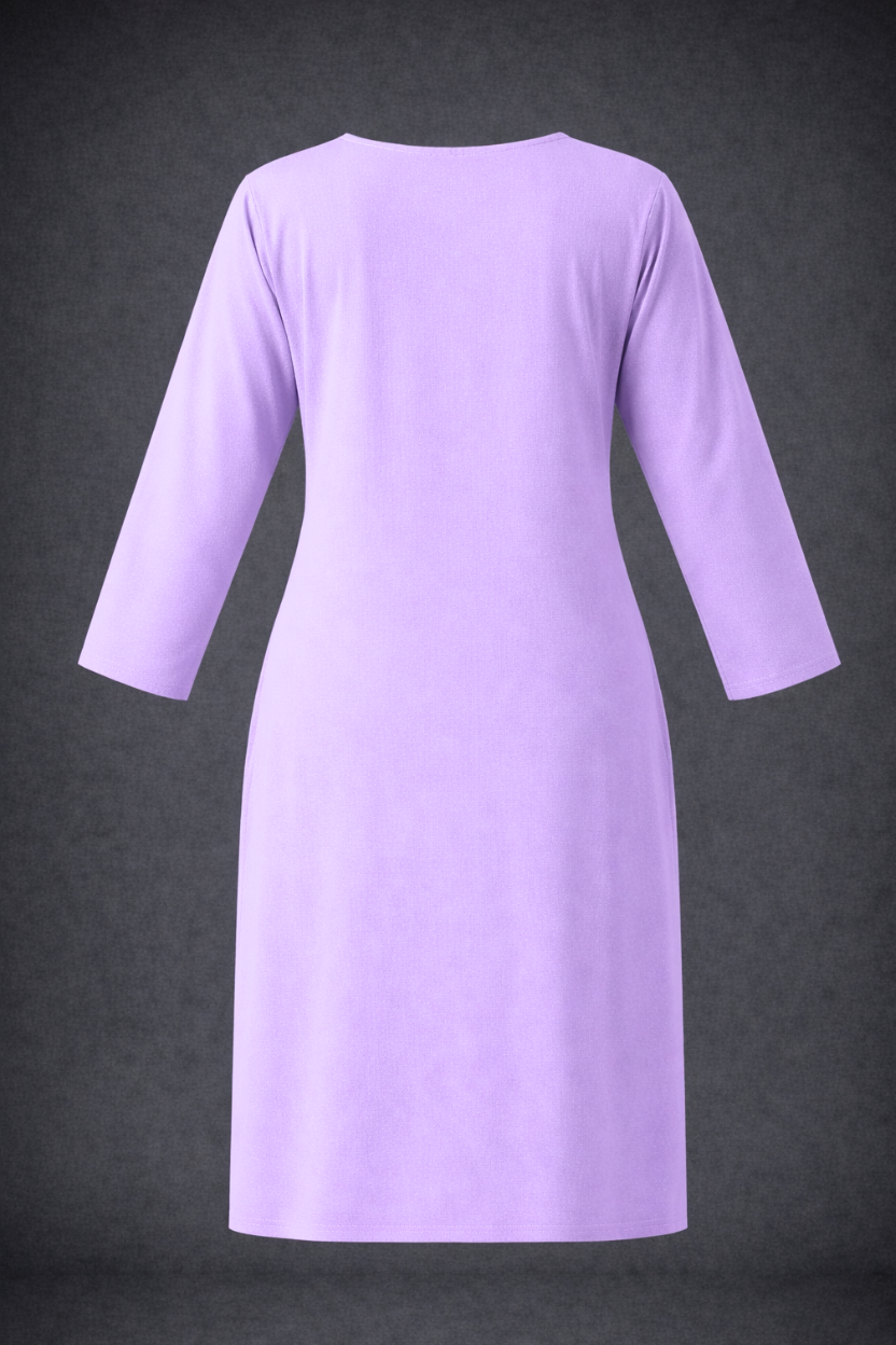 Women's Lavender Kurti | Premium 100% Cotton | Rich Ultra Soft Fabric | Solid Colour Printed