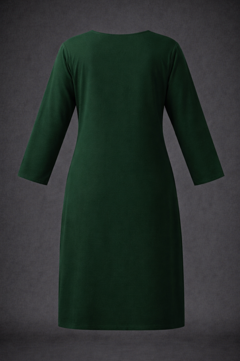 Women's BottleGreen Kurti | Premium 100% Cotton | Rich Ultra Soft Fabric | Solid Colour Printed