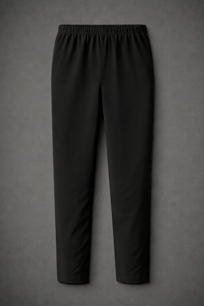 Women's Black Pant | Premium 100% Cotton | Rich Ultra Soft Fabric | Solid Colour Printed