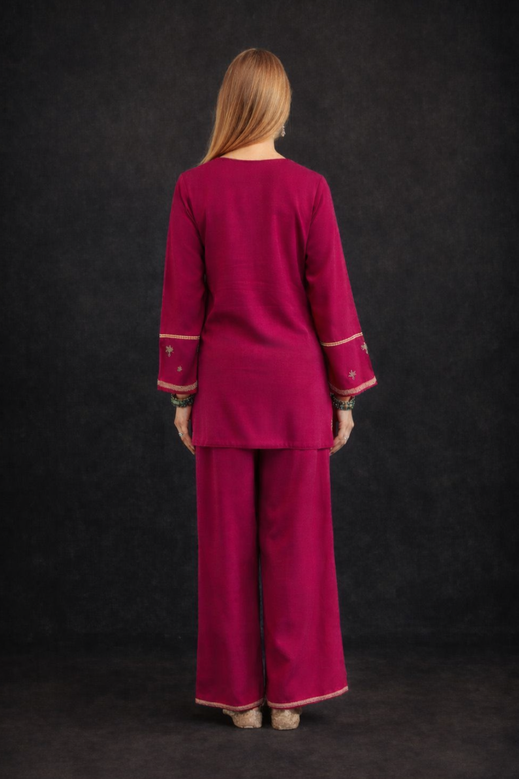 Spice Wardrobe Elegant  Pink Cotton Co-ord Set