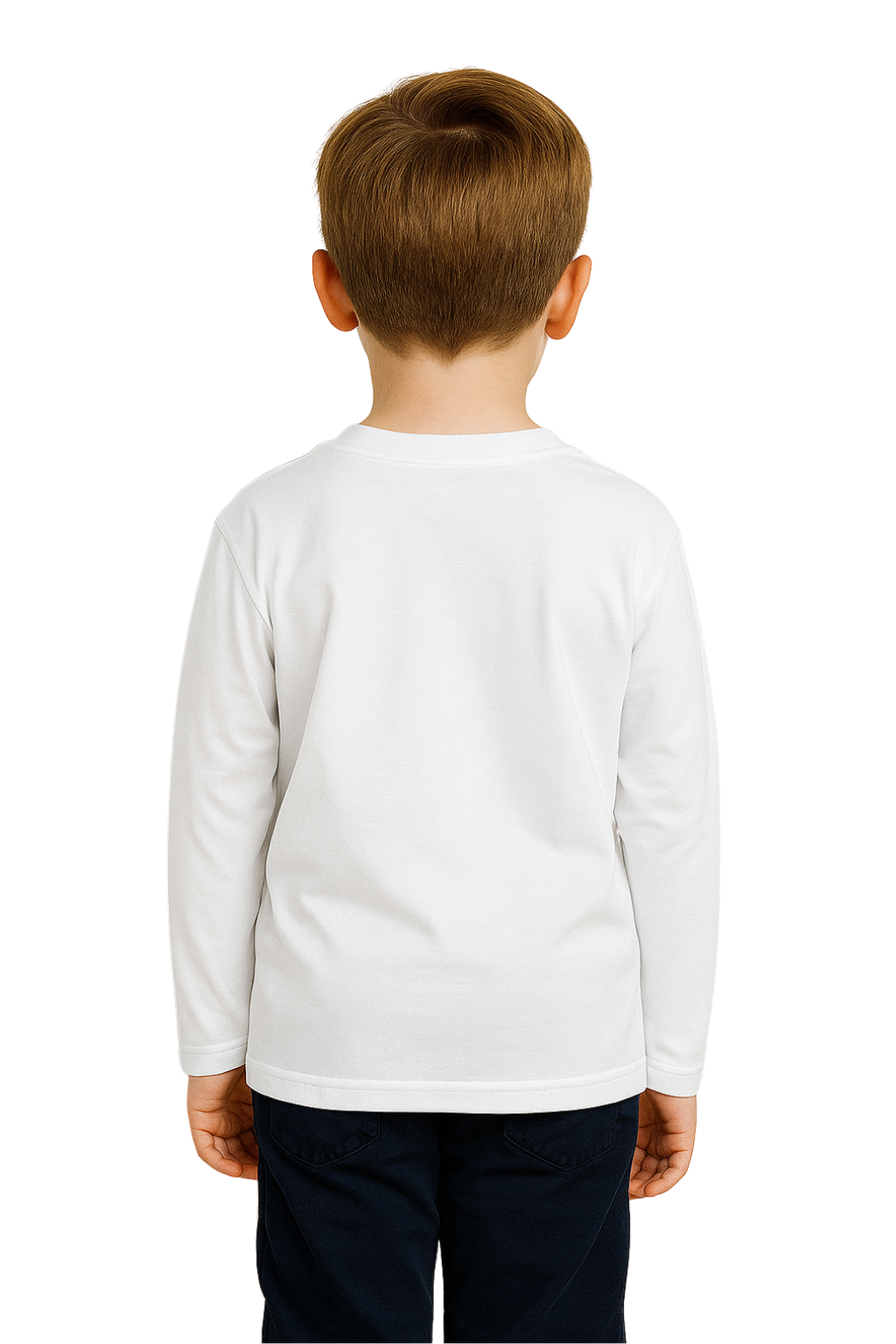 Spice Wardrobe Kids Full Sleeve Printed Cotton T-Shirt, white, Crew Neck