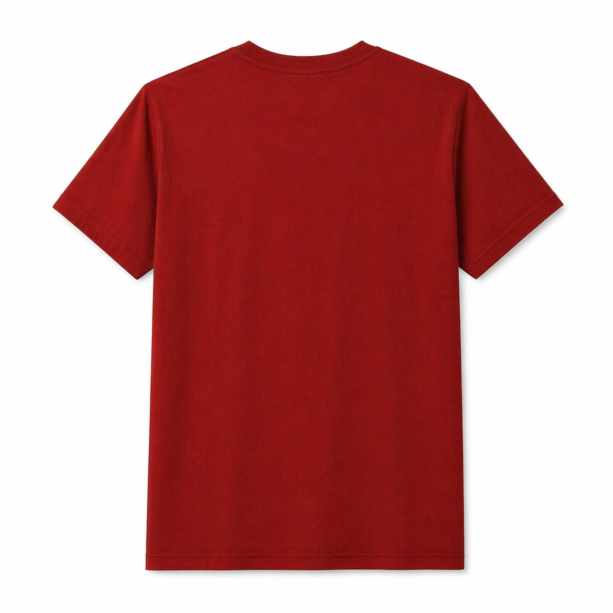 Unisex Red Graphic Print Pure Cotton T-Shirt
