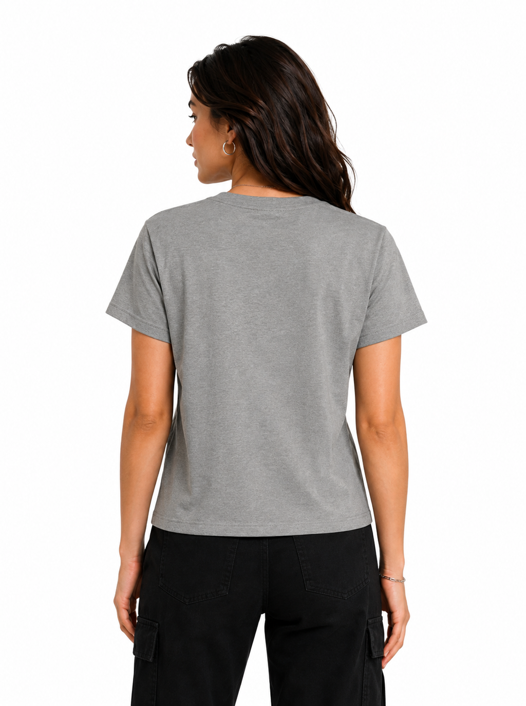 Spice Wardrobe Plain Cotton Women T-Shirt