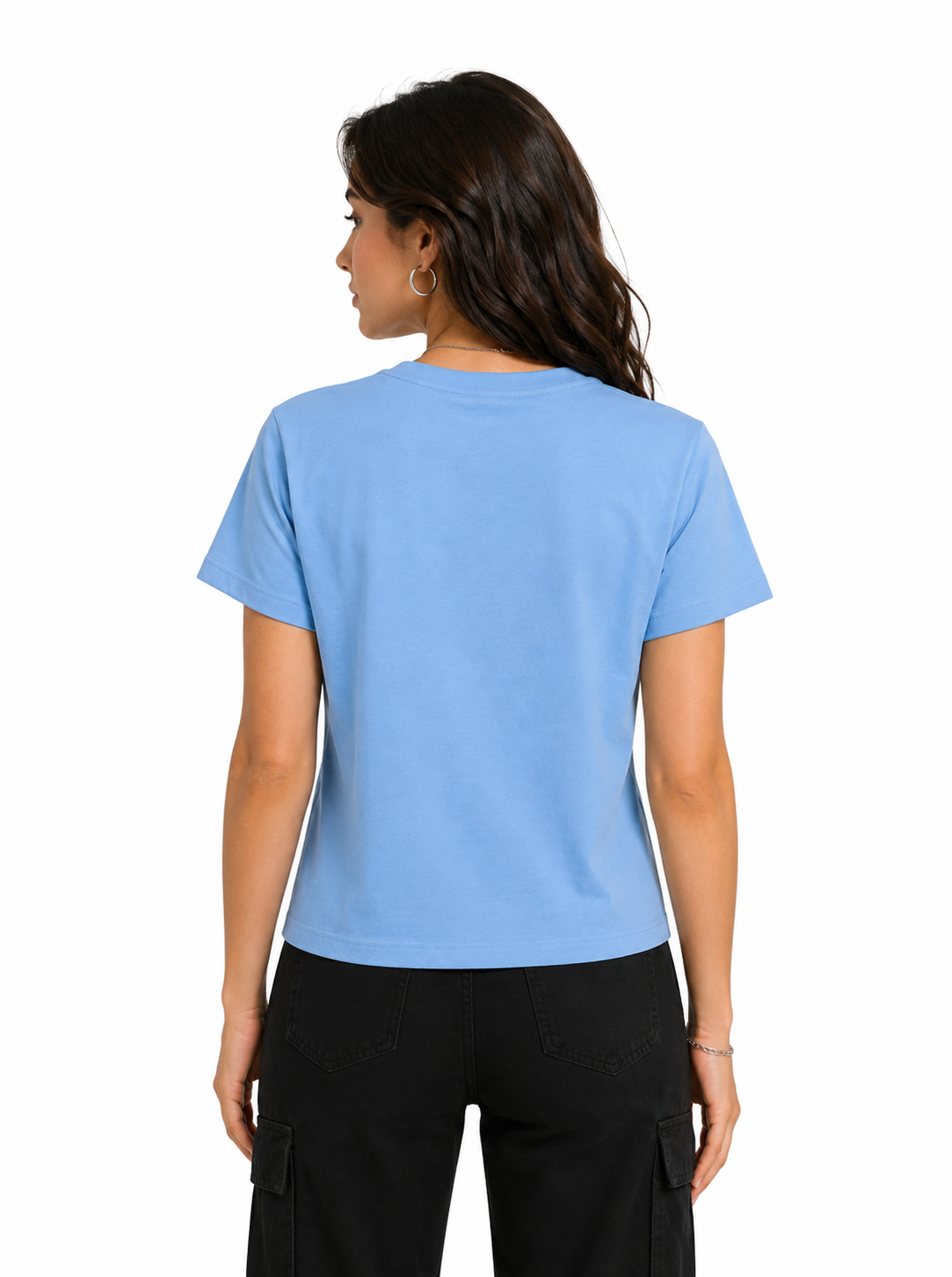 Spice Wardrobe Plain Cotton Women T-Shirt