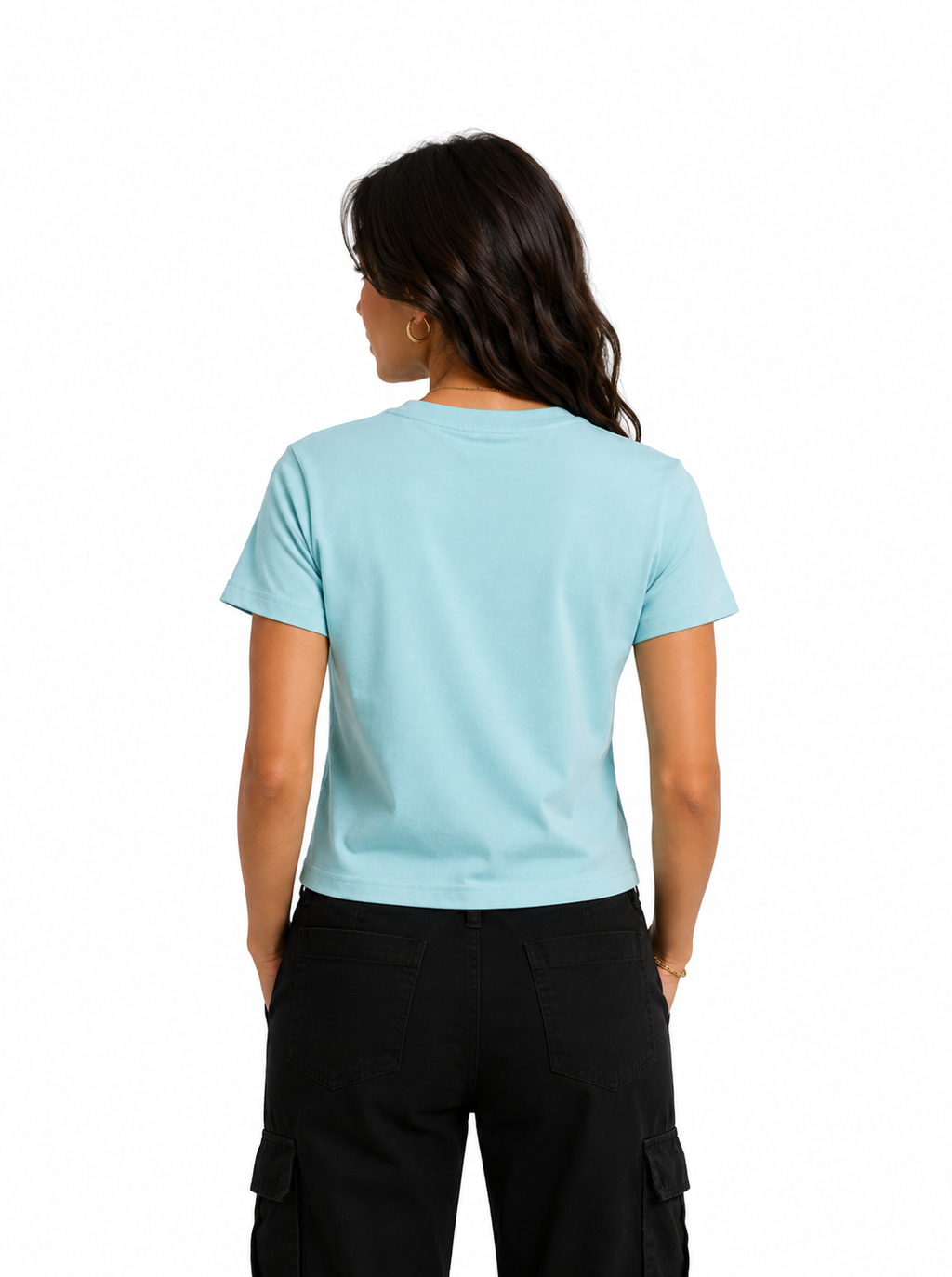 Spice Wardrobe Plain Cotton Women T-Shirt