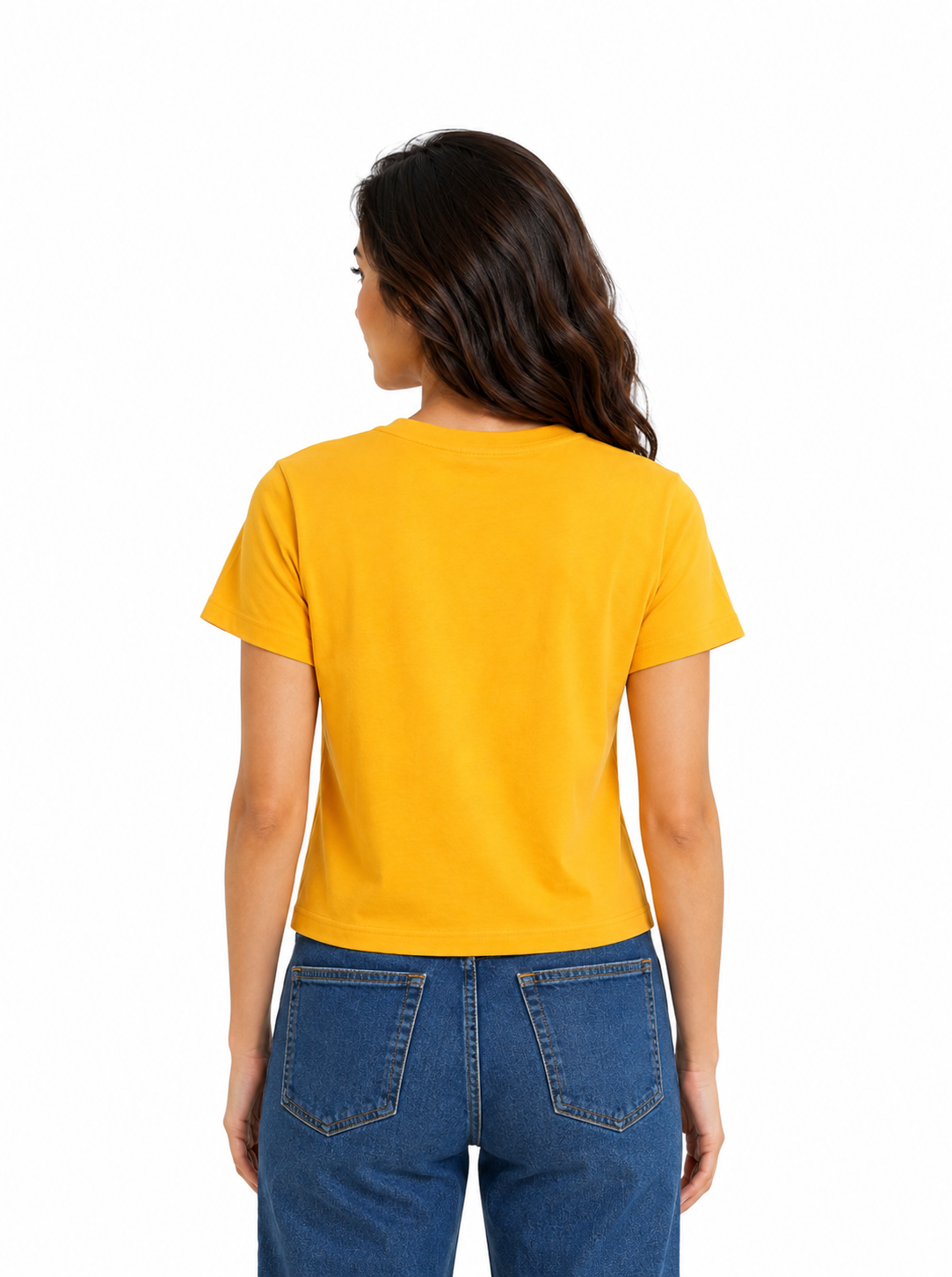 Spice Wardrobe Plain Cotton Women T-Shirt