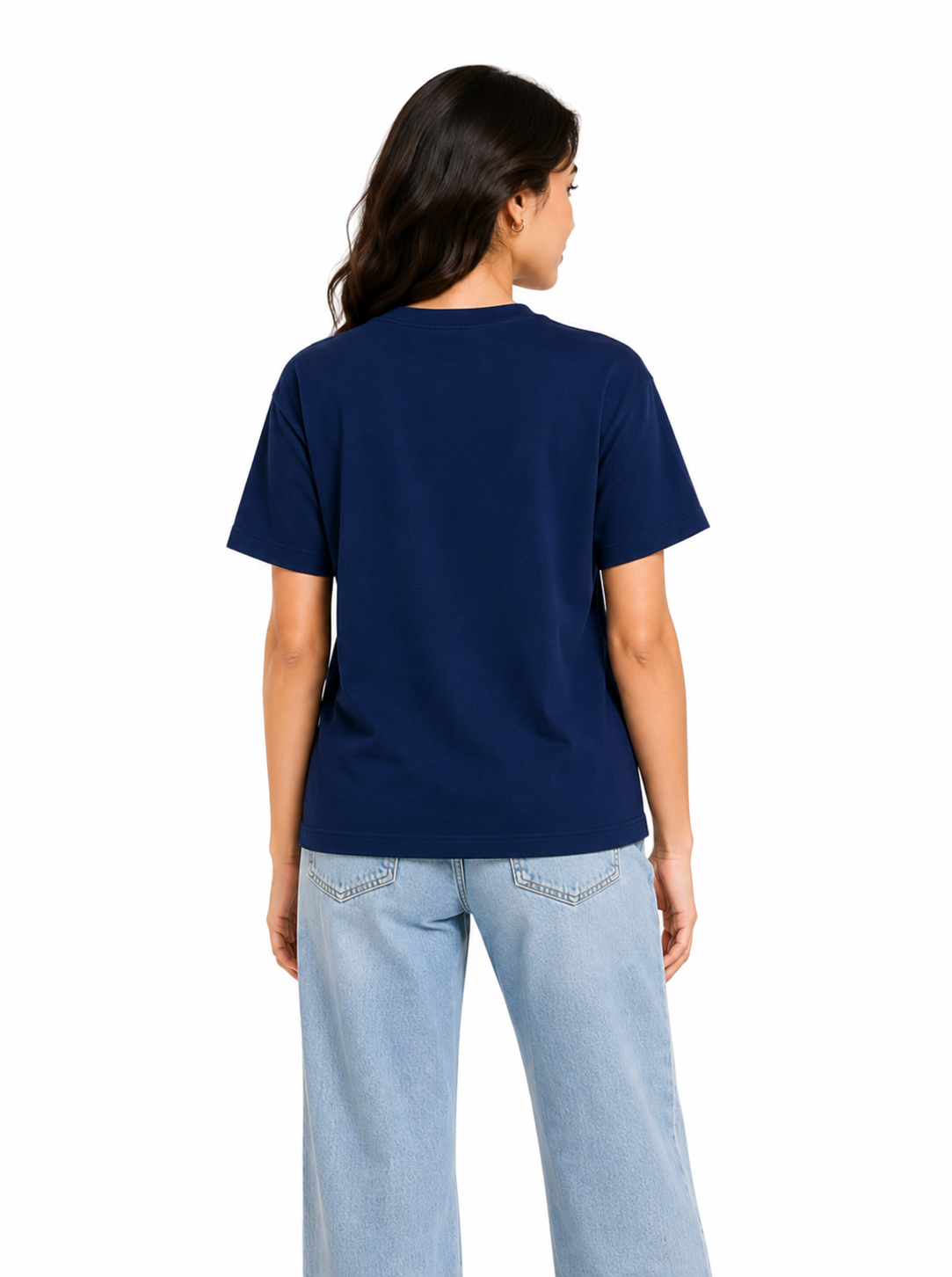 Spice Wardrobe Plain Cotton Women T-Shirt