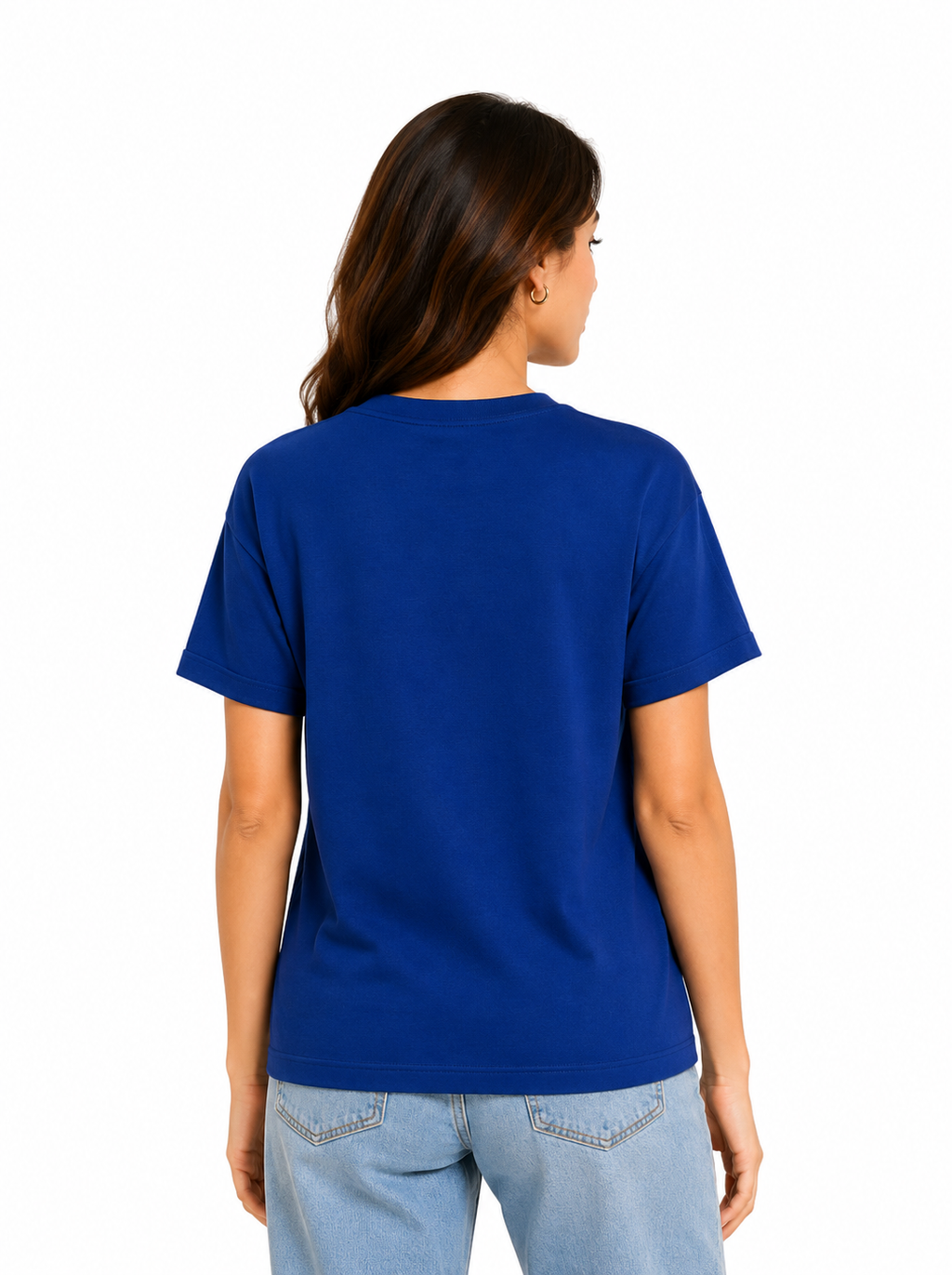Spice Wardrobe Plain Cotton Women T-Shirt