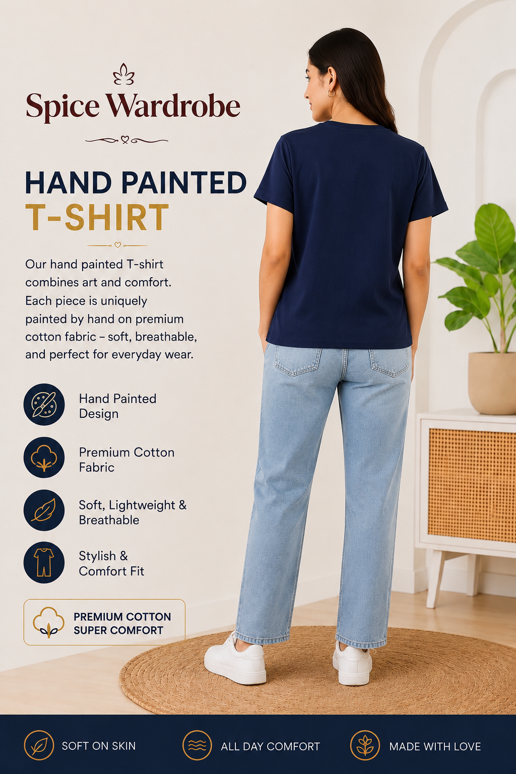 Spice Wardrobe  Cotton Women's T-Shirt