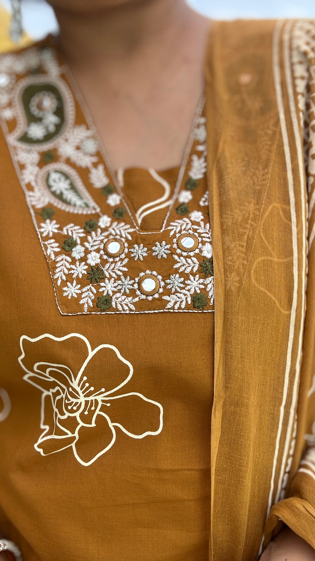 Spice Wardrobe Elegant Brown Cotton Suit