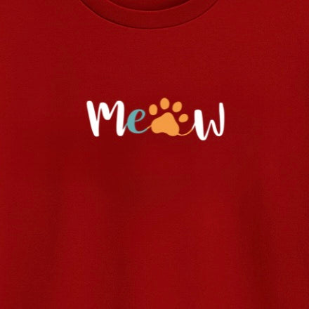 Kids Red Round Neck T-Shirt Half Sleeves Cotton | Rich Ultra Soft Fabric | Comfortable Solid Color Printed T-shirt for Boys and Girls