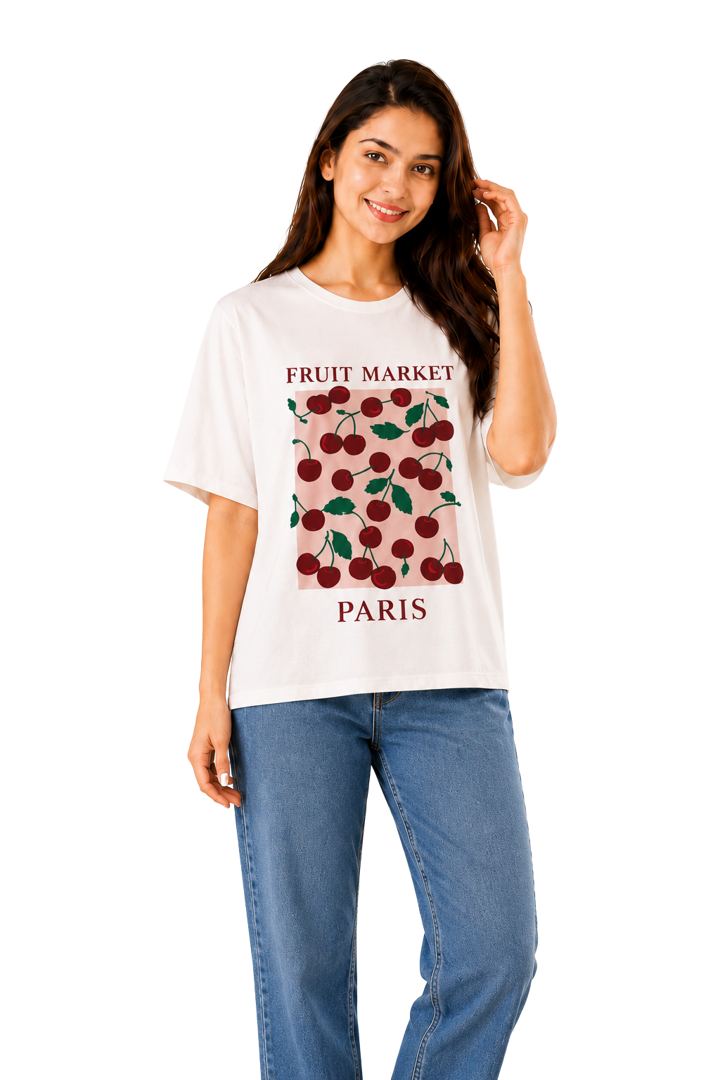 Spice Wardrobe Oversized Cotton Women's T-Shirt