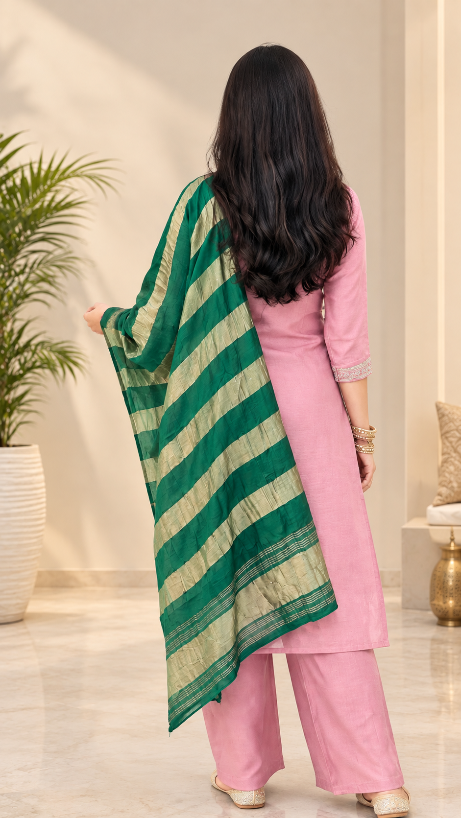 Spice Wardrobe Soft Silk 3 pieces Sharara Suit party wear