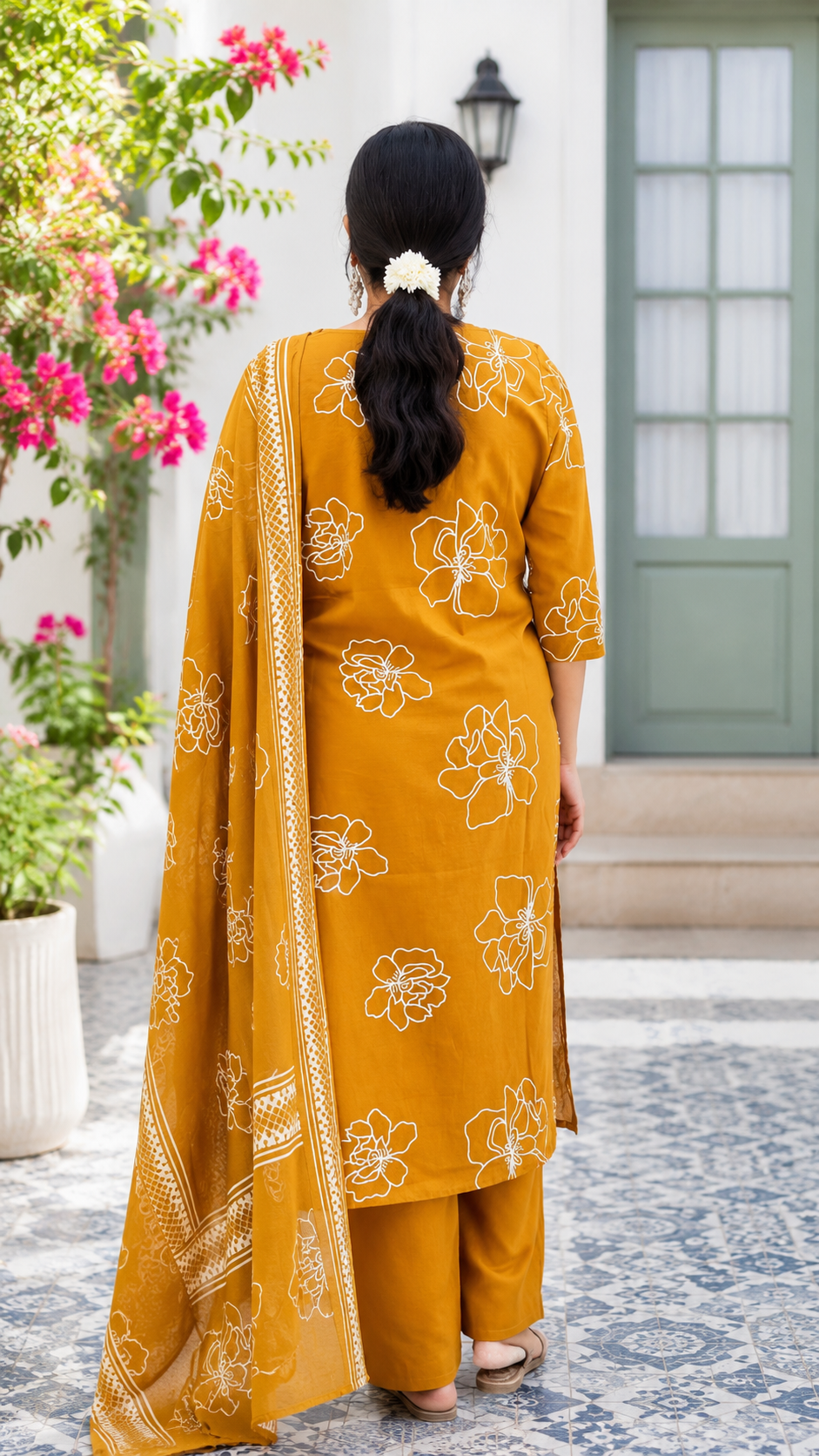 Spice Wardrobe Elegant Brown Cotton Suit